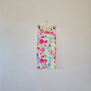 SALE! Bright Floral I’m in Love with Derek Pencil/Tulip Skirt Size S